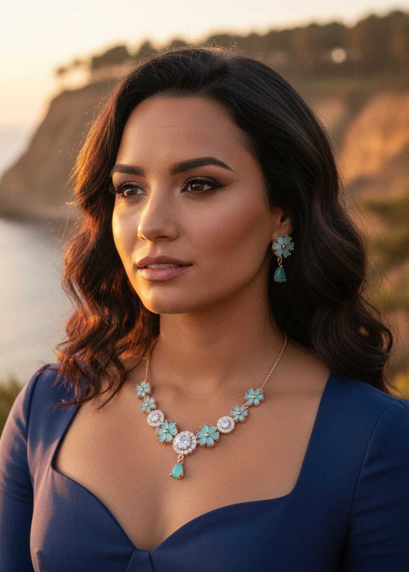 Necklace & Topes Combo