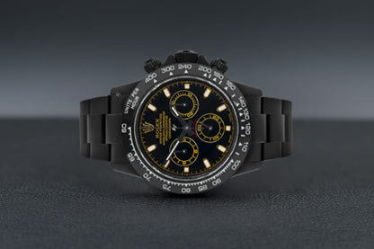 Black Rolex Cosmograph Daytona.